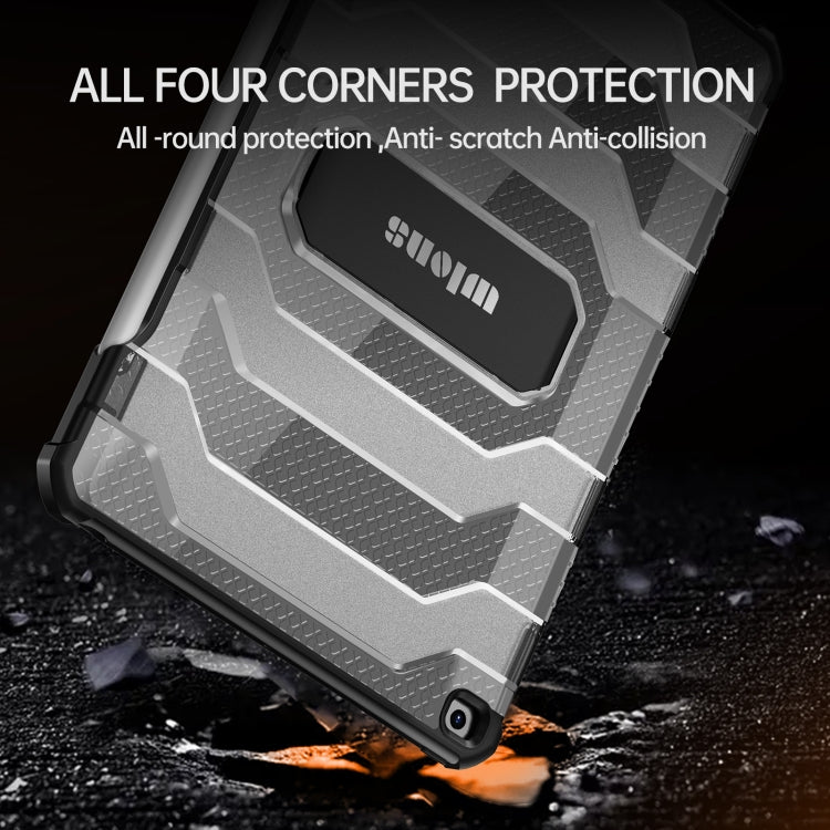 For iPad 10.2 2020 / 2019 / Air 2019 10.5 wlons Explorer Series PC + TPU Protective Tablet Case with Folding Holder