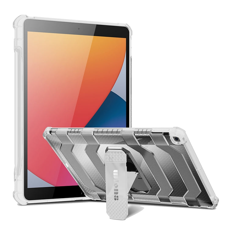 For iPad 10.2 2020 / 2019 / Air 2019 10.5 wlons Explorer Series PC + TPU Protective Tablet Case with Folding Holder