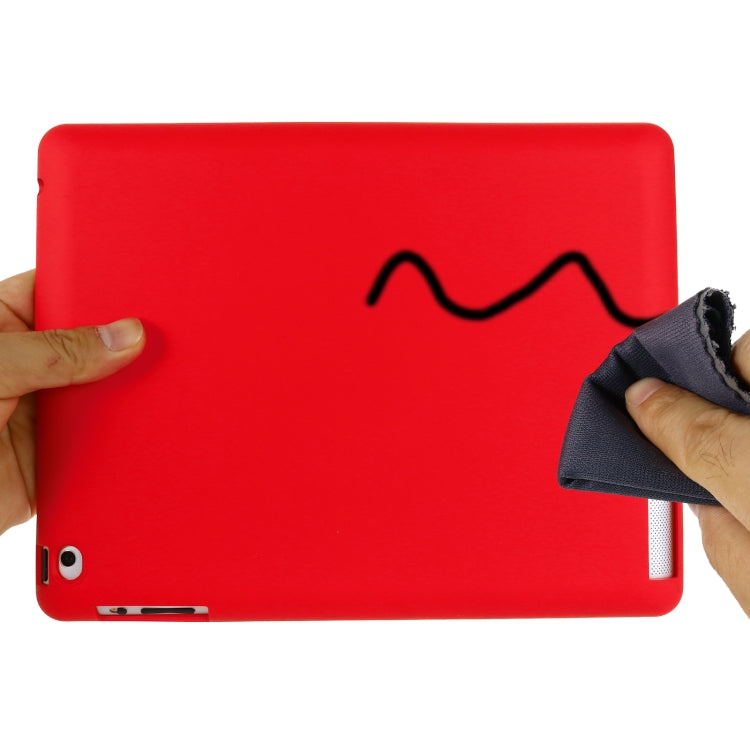 Solid Color Liquid Silicone Dropproof Full Coverage Protective Case For iPad 4 / 3 / 2
