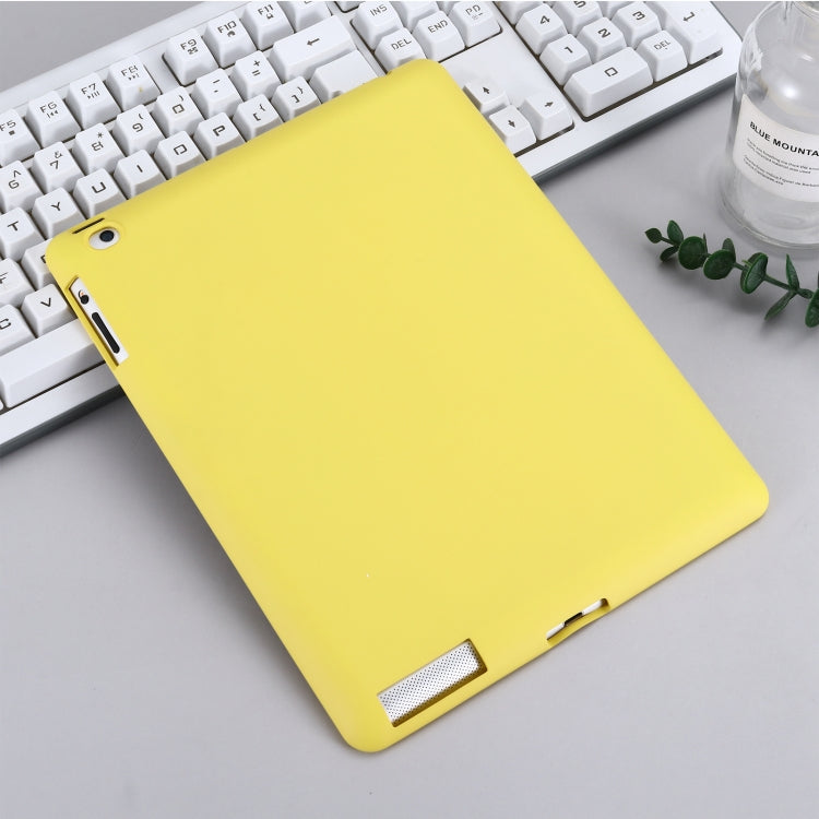 Solid Color Liquid Silicone Dropproof Full Coverage Protective Case For iPad 4 / 3 / 2