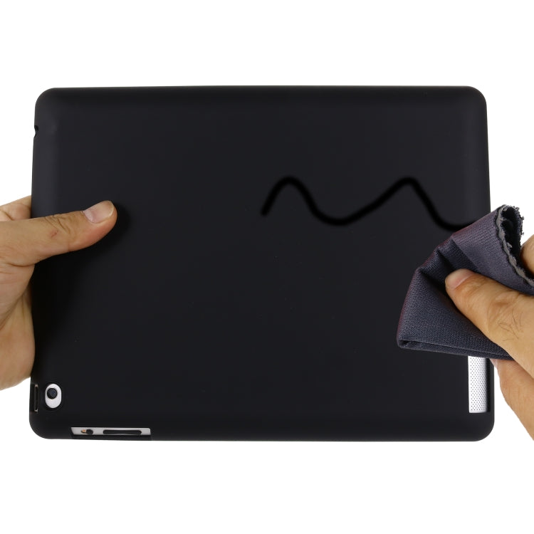 Solid Color Liquid Silicone Dropproof Full Coverage Protective Case For iPad 4 / 3 / 2