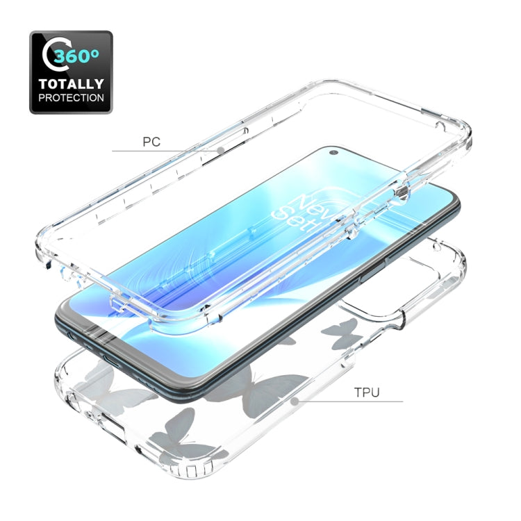 For OnePlus Nord N200 5G 2 in 1 High Transparent Painted Shockproof PC + TPU Protective Case