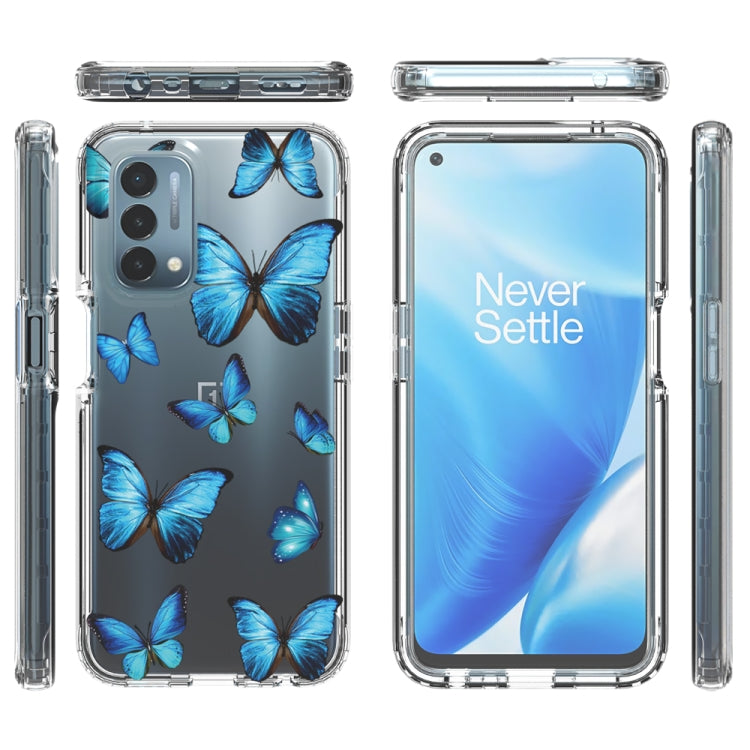 For OnePlus Nord N200 5G 2 in 1 High Transparent Painted Shockproof PC + TPU Protective Case