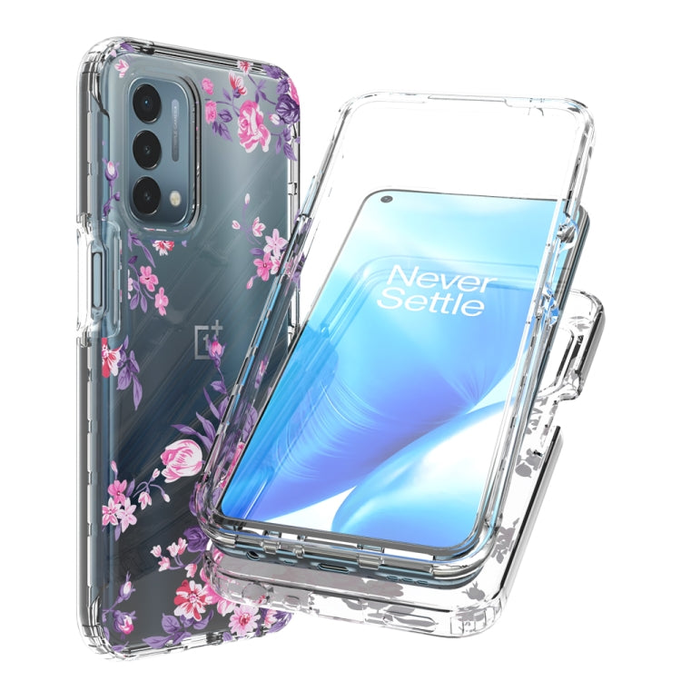 For OnePlus Nord N200 5G 2 in 1 High Transparent Painted Shockproof PC + TPU Protective Case
