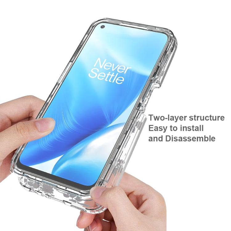 For OnePlus Nord N200 5G 2 in 1 High Transparent Painted Shockproof PC + TPU Protective Case
