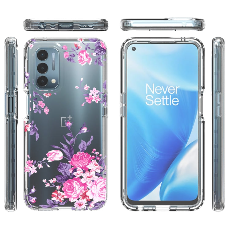For OnePlus Nord N200 5G 2 in 1 High Transparent Painted Shockproof PC + TPU Protective Case