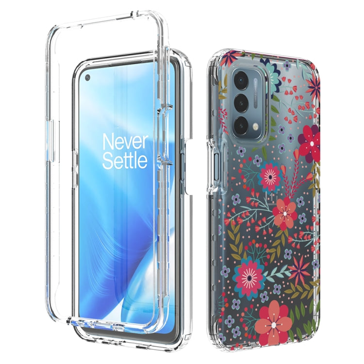 For OnePlus Nord N200 5G 2 in 1 High Transparent Painted Shockproof PC + TPU Protective Case