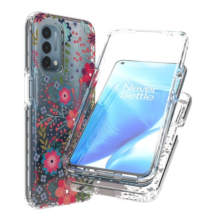 For OnePlus Nord N200 5G 2 in 1 High Transparent Painted Shockproof PC + TPU Protective Case