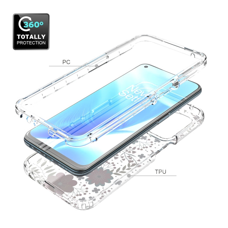 For OnePlus Nord N200 5G 2 in 1 High Transparent Painted Shockproof PC + TPU Protective Case