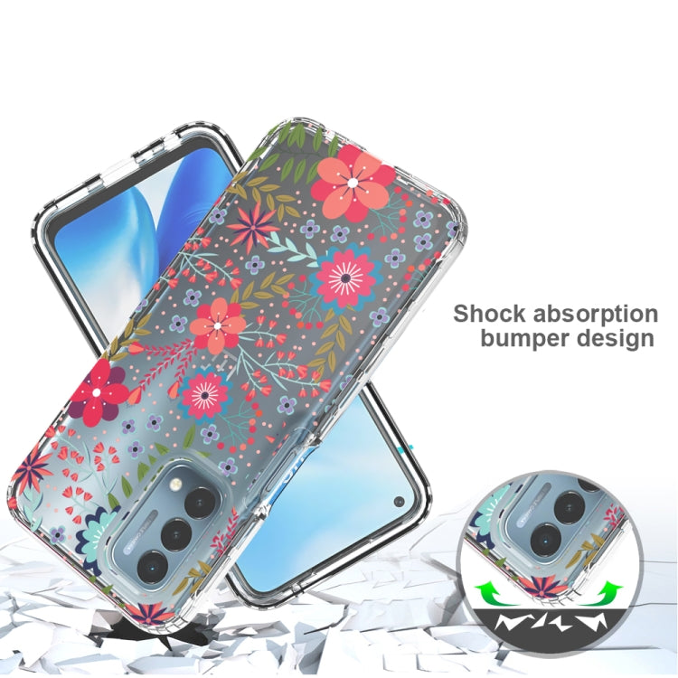 For OnePlus Nord N200 5G 2 in 1 High Transparent Painted Shockproof PC + TPU Protective Case