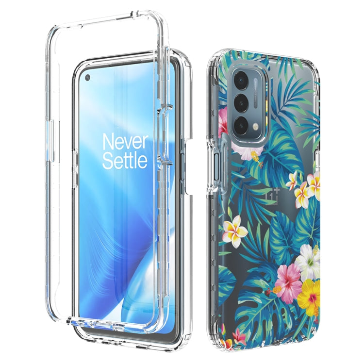 For OnePlus Nord N200 5G 2 in 1 High Transparent Painted Shockproof PC + TPU Protective Case
