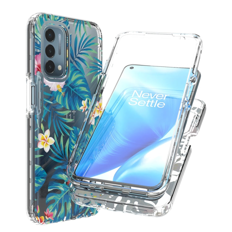 For OnePlus Nord N200 5G 2 in 1 High Transparent Painted Shockproof PC + TPU Protective Case