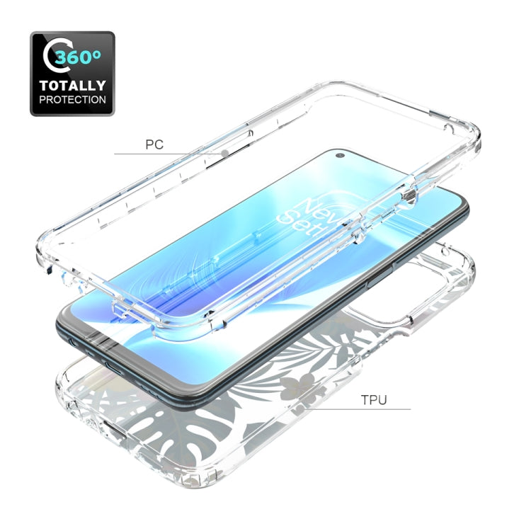 For OnePlus Nord N200 5G 2 in 1 High Transparent Painted Shockproof PC + TPU Protective Case