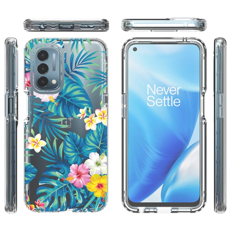 For OnePlus Nord N200 5G 2 in 1 High Transparent Painted Shockproof PC + TPU Protective Case