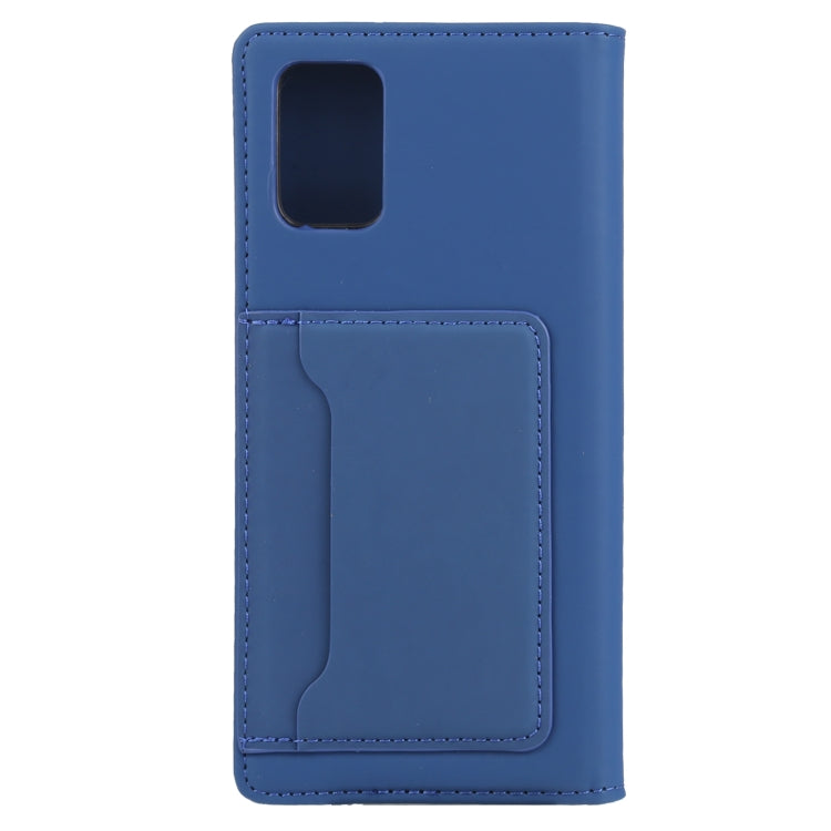 For Samsung Galaxy A03s 166.6mm Strong Magnetism Liquid Feel Horizontal Flip Leather Case with Holder & Card Slots & Wallet