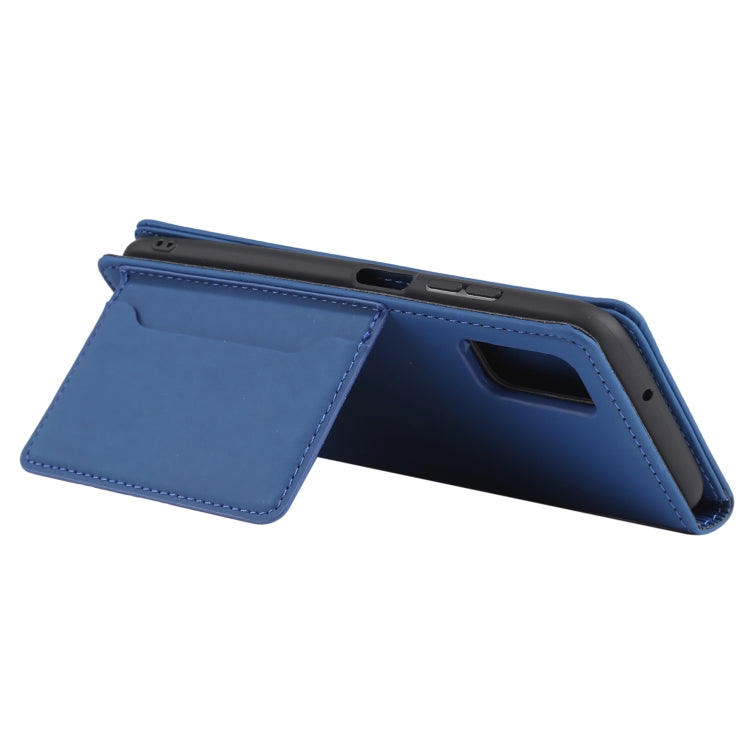 For Samsung Galaxy A03s 166.6mm Strong Magnetism Liquid Feel Horizontal Flip Leather Case with Holder & Card Slots & Wallet
