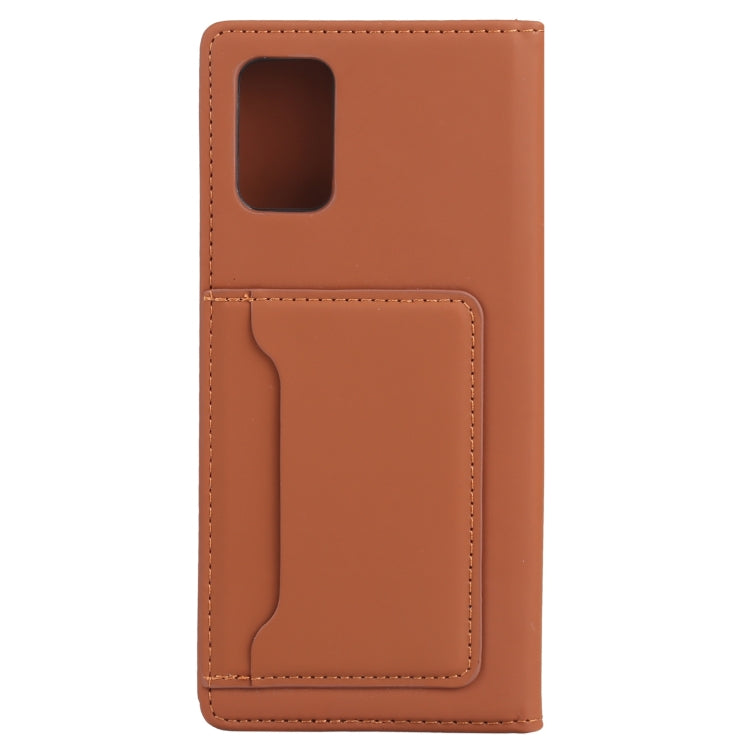 For Samsung Galaxy A03s 166.6mm Strong Magnetism Liquid Feel Horizontal Flip Leather Case with Holder & Card Slots & Wallet