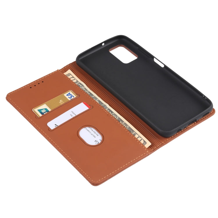 For Samsung Galaxy A03s 166.6mm Strong Magnetism Liquid Feel Horizontal Flip Leather Case with Holder & Card Slots & Wallet
