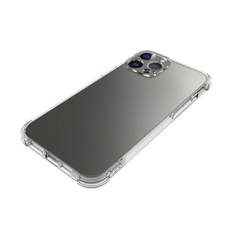 For iPhone 13 Pro Max Shockproof Non-slip Waterproof Thickening TPU Protective Case  (Transparent)