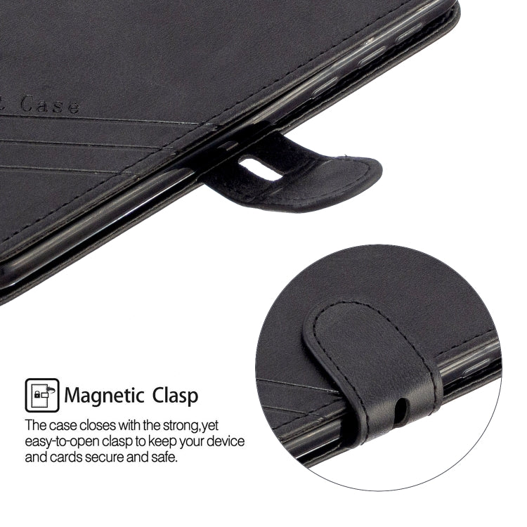 For Motorola Moto E6 Stitching Style 2-Color Cow Texture Horizontal Flip PU Leather Case with Holder & Card Slot & Lanyard
