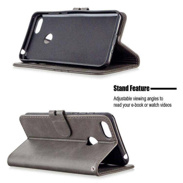 For Motorola Moto E6 Play Stitching Style 2-Color Cow Texture Horizontal Flip PU Leather Case with Holder & Card Slot & Lanyard