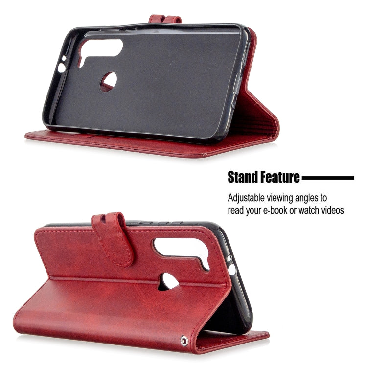 For Motorola Moto G8 Stitching Style 2-Color Cow Texture Horizontal Flip PU Leather Case with Holder & Card Slot & Lanyard