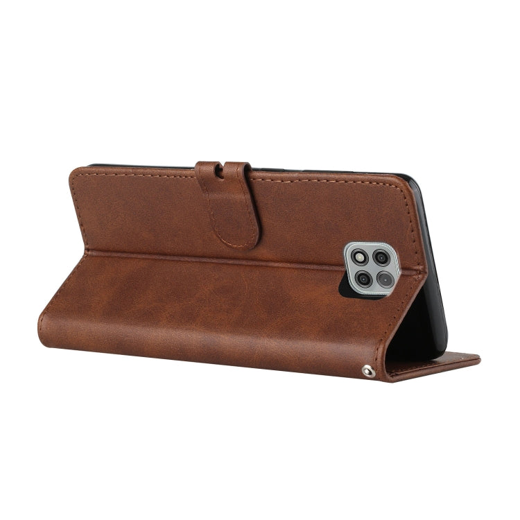 For Motorola Moto G Power 2021 Stitching Style 2-Color Cow Texture Horizontal Flip PU Leather Case with Holder & Card Slot & Lanyard