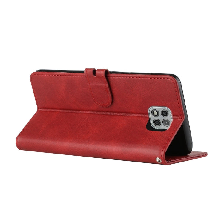 For Motorola Moto G Power 2021 Stitching Style 2-Color Cow Texture Horizontal Flip PU Leather Case with Holder & Card Slot & Lanyard