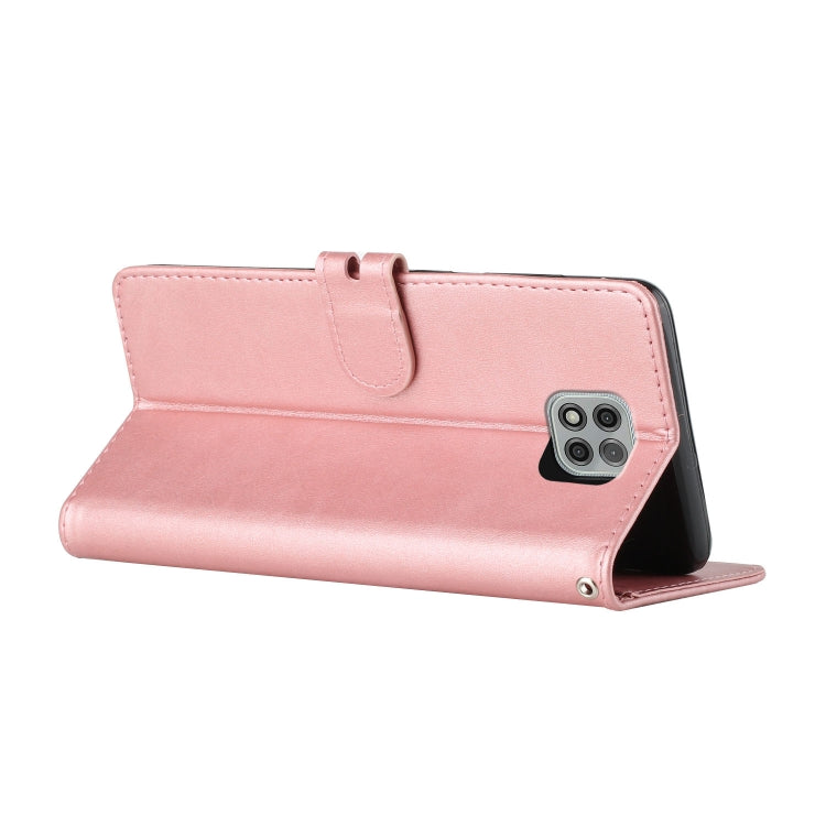 For Motorola Moto G Power 2021 Stitching Style 2-Color Cow Texture Horizontal Flip PU Leather Case with Holder & Card Slot & Lanyard