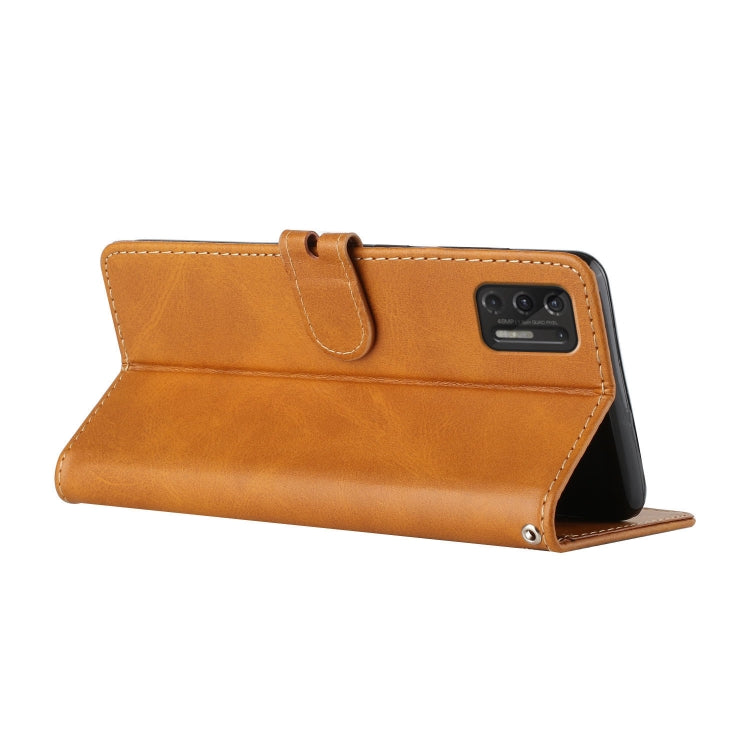 For Motorola Moto G Stylus 2021 Stitching Style 2-Color Cow Texture Horizontal Flip PU Leather Case with Holder & Card Slot & Lanyard
