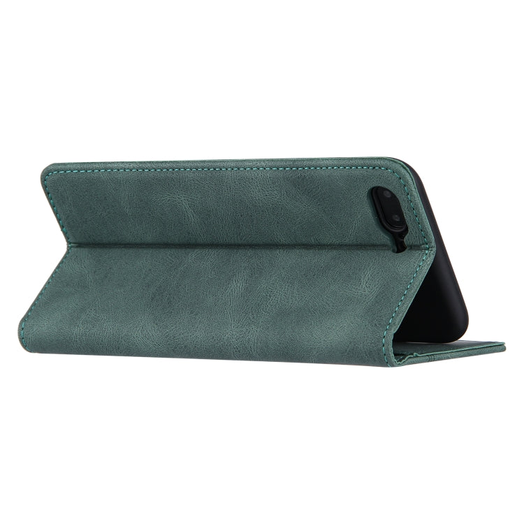 Skin Feel Pressure Line Magnetic Horizontal Flip Leather Case with Holder & Card Slot & Wallet & Photo Frame For iPhone 6 / 6s