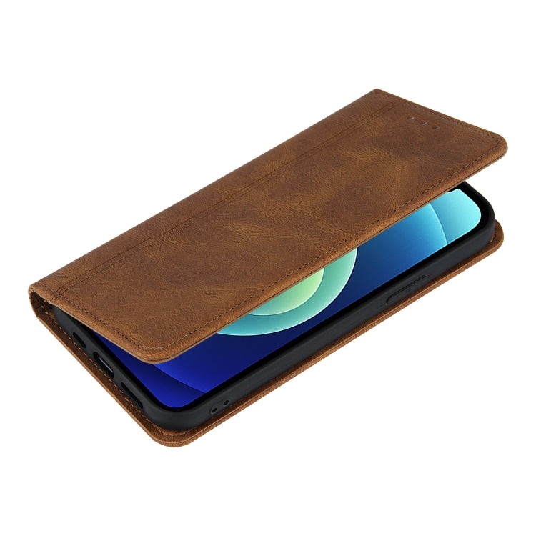For iPhone 11 Pro Skin Feel Pressure Line Magnetic Horizontal Flip Leather Case with Holder & Card Slot & Wallet & Photo Frame