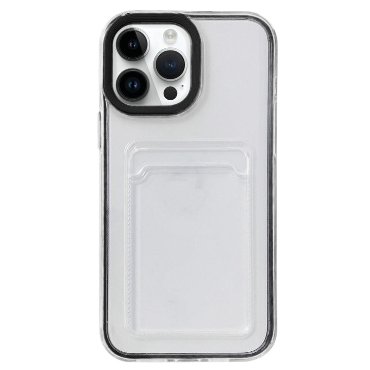 For iPhone 12 / 12 Pro Full-coverage 360 Clear PC + TPU Shockproof Protective Case with Card Slot