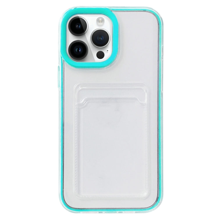 For iPhone 12 / 12 Pro Full-coverage 360 Clear PC + TPU Shockproof Protective Case with Card Slot