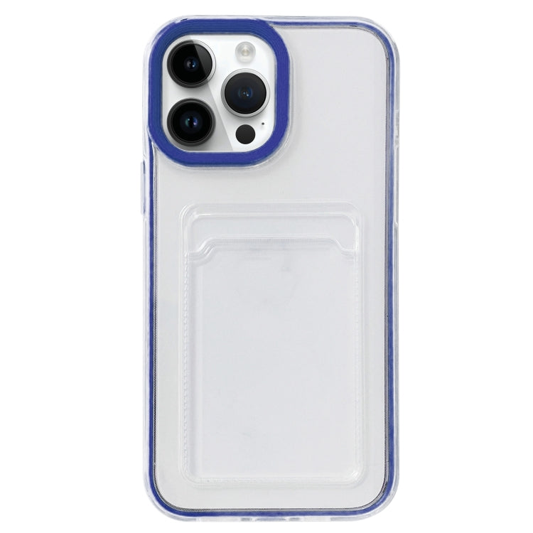 For iPhone 12 Pro Max Full-coverage 360 Clear PC + TPU Shockproof Protective Case with Card Slot