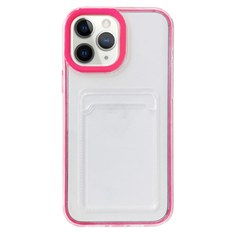 For iPhone 11 Pro Full-coverage 360 Clear PC + TPU Shockproof Protective Case with Card Slot