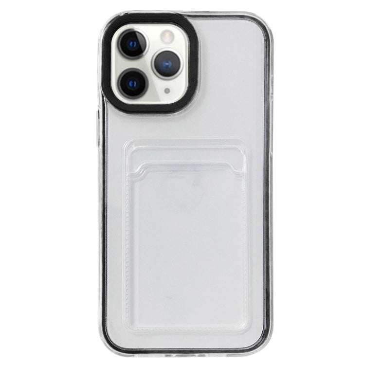 For iPhone 11 Pro Full-coverage 360 Clear PC + TPU Shockproof Protective Case with Card Slot