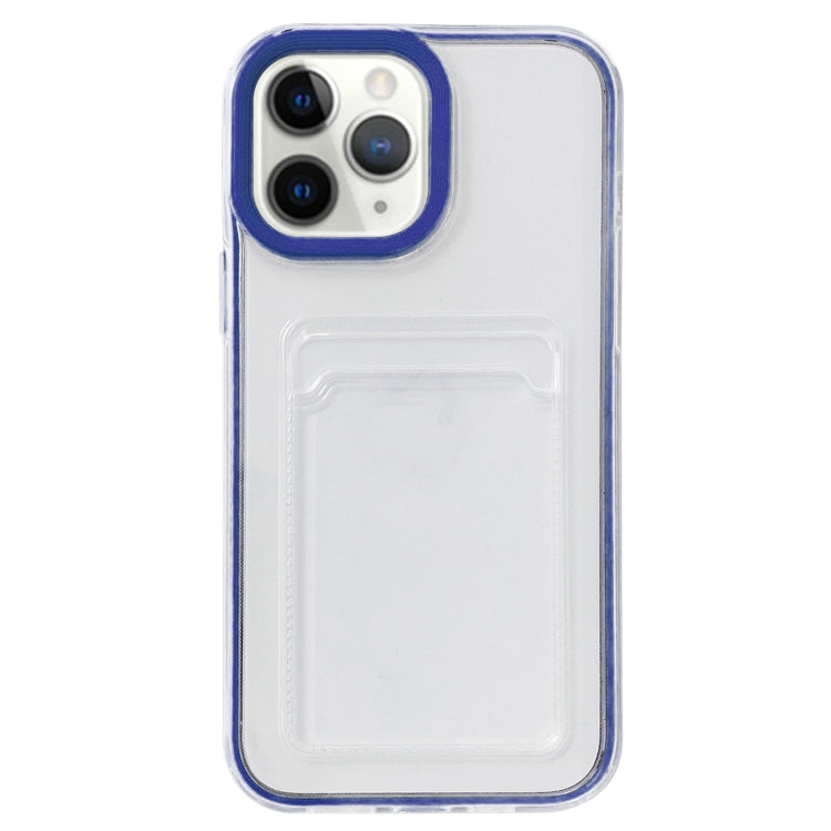 For iPhone 11 Pro Max Full-coverage 360 Clear PC + TPU Shockproof Protective Case with Card Slot