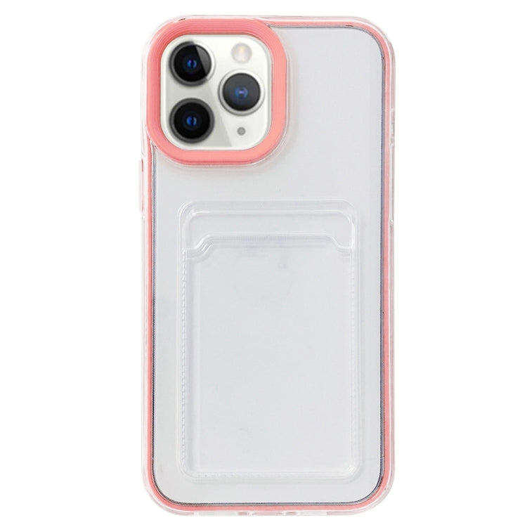 For iPhone 11 Pro Max Full-coverage 360 Clear PC + TPU Shockproof Protective Case with Card Slot