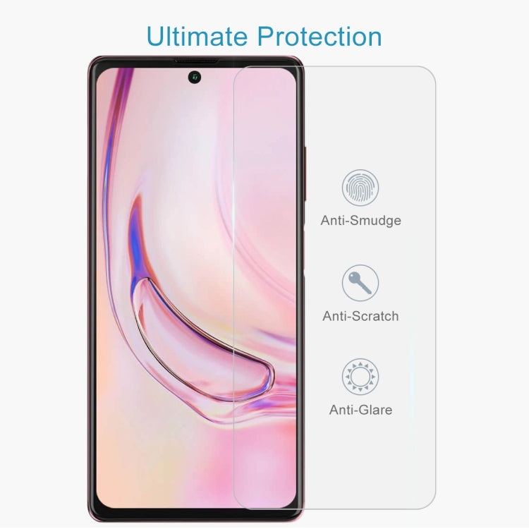For Blackview A100 50 PCS 0.26mm 9H 2.5D Tempered Glass Film