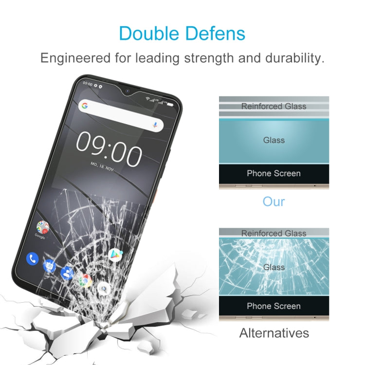 For Gigaset GS4 50 PCS 0.26mm 9H 2.5D Tempered Glass Film