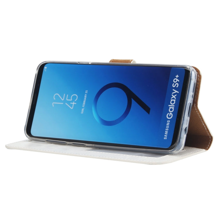 For Samsung Galaxy S9+ Crazy Horse Texture Detachable Magnetic Back Cover Horizontal Flip Leather Case with Holder & Card Slots & Photo Frame & Wallet