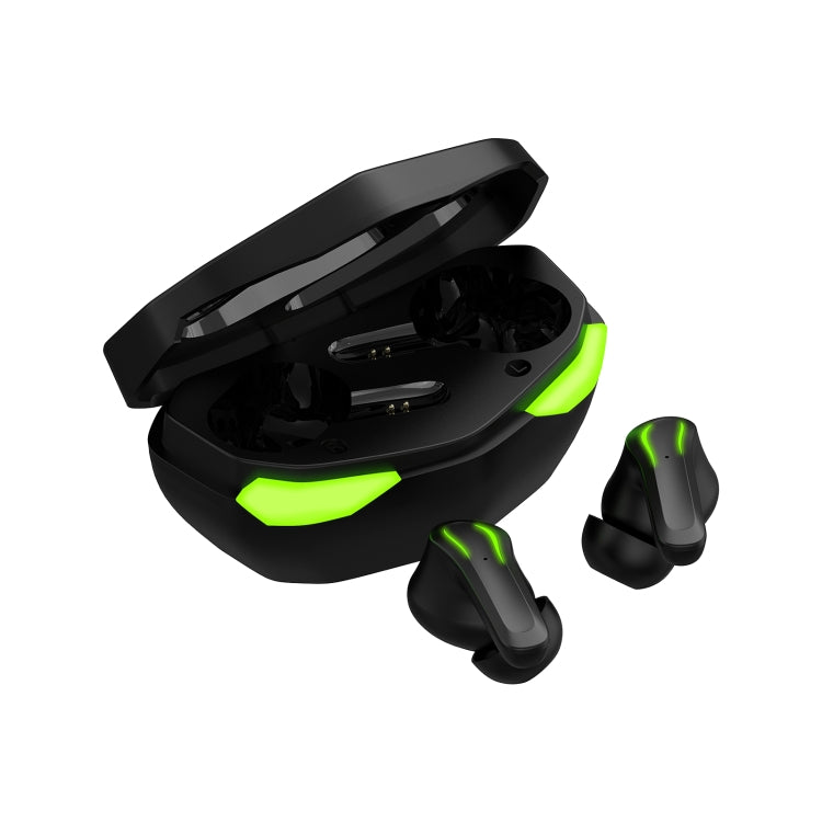 D17 E-sports Gaming Bluetooth Earphone with Breathing Light & Charging Box, Supports HD Calls