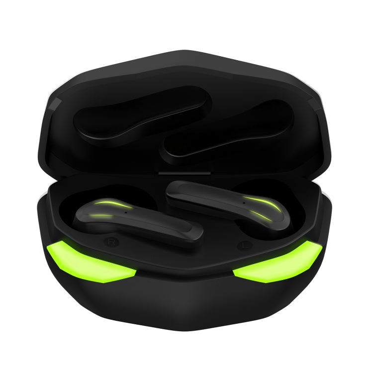 D17 E-sports Gaming Bluetooth Earphone with Breathing Light & Charging Box, Supports HD Calls