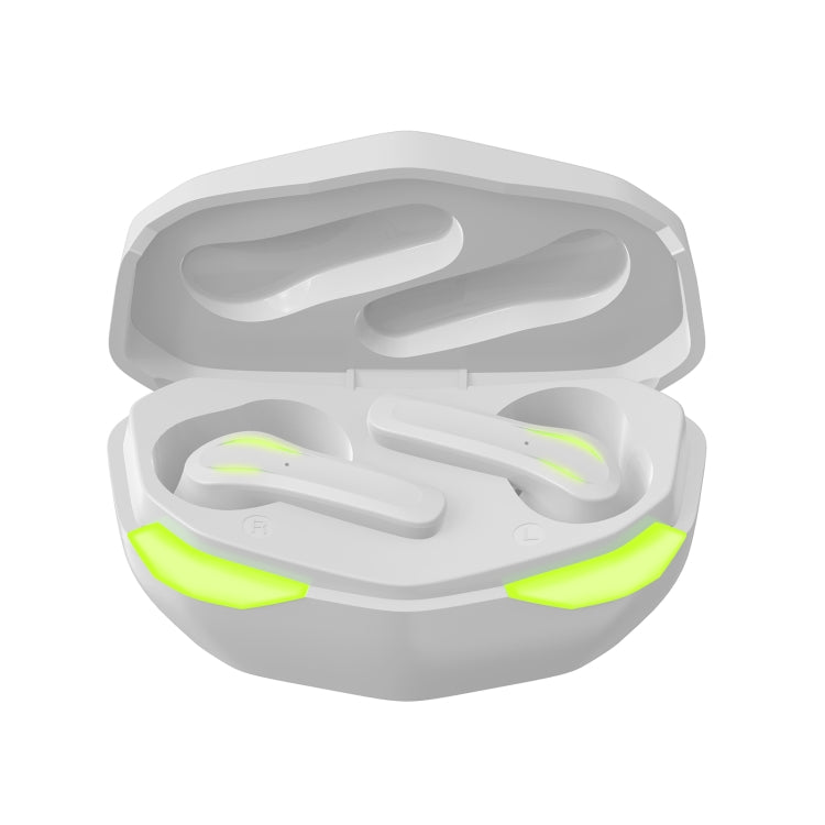 D17 E-sports Gaming Bluetooth Earphone with Breathing Light & Charging Box, Supports HD Calls