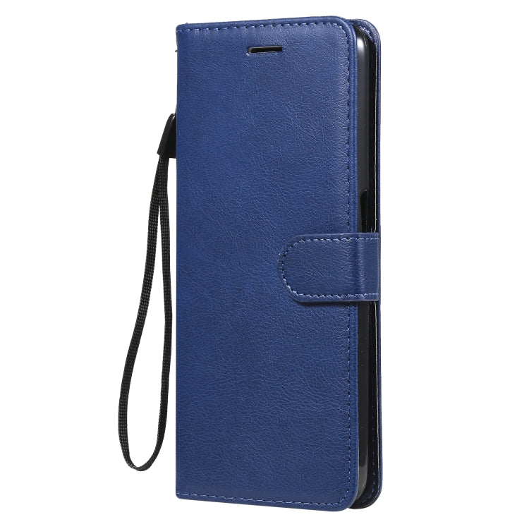 For OPPO Realme V5 5G Solid Color Horizontal Flip Protective Leather Case with Holder & Card Slots & Wallet & Photo Frame & Lanyard