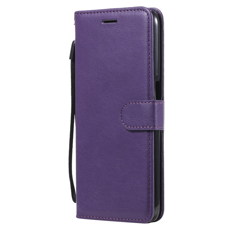 For OPPO Realme V13 5G Solid Color Horizontal Flip Protective Leather Case with Holder & Card Slots & Wallet & Photo Frame & Lanyard
