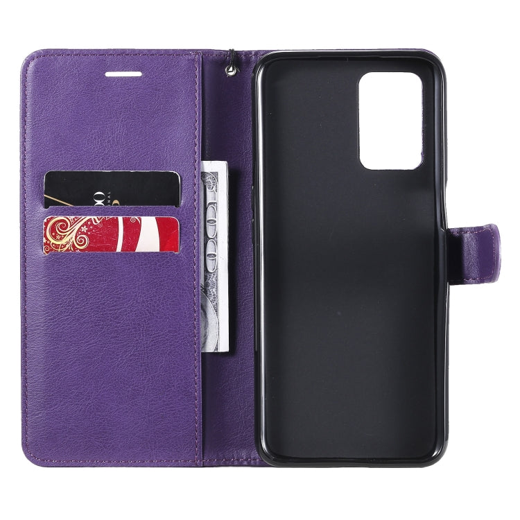 For OPPO Realme V13 5G Solid Color Horizontal Flip Protective Leather Case with Holder & Card Slots & Wallet & Photo Frame & Lanyard