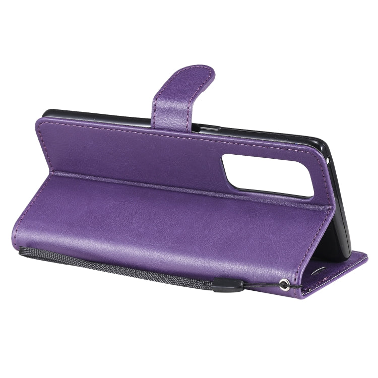 For OPPO Reno5 Pro+ 5G / Find X3 Neo Solid Color Horizontal Flip Protective Leather Case with Holder & Card Slots & Wallet & Photo Frame & Lanyard