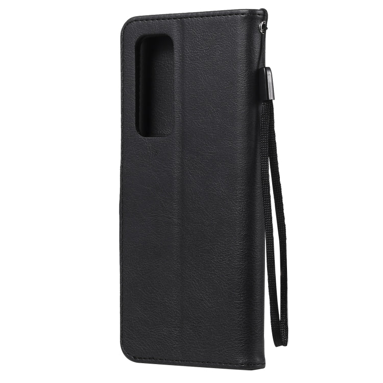 For OPPO Reno5 Pro+ 5G / Find X3 Neo Solid Color Horizontal Flip Protective Leather Case with Holder & Card Slots & Wallet & Photo Frame & Lanyard